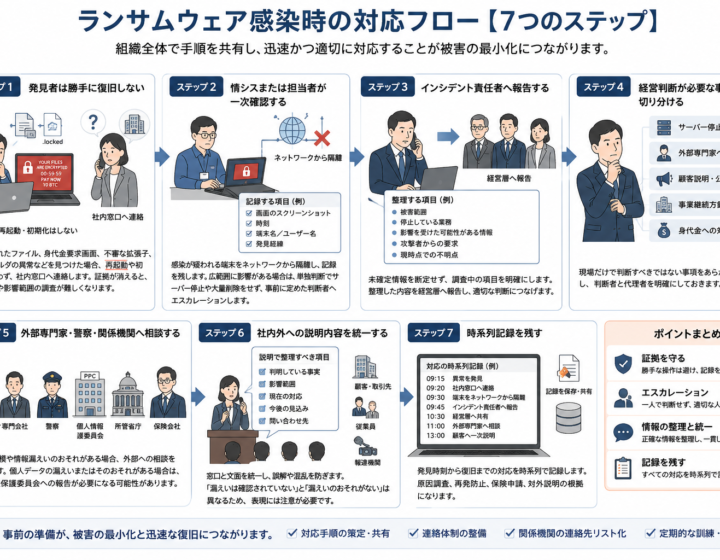 感染時の初動対応フロー(連絡編)